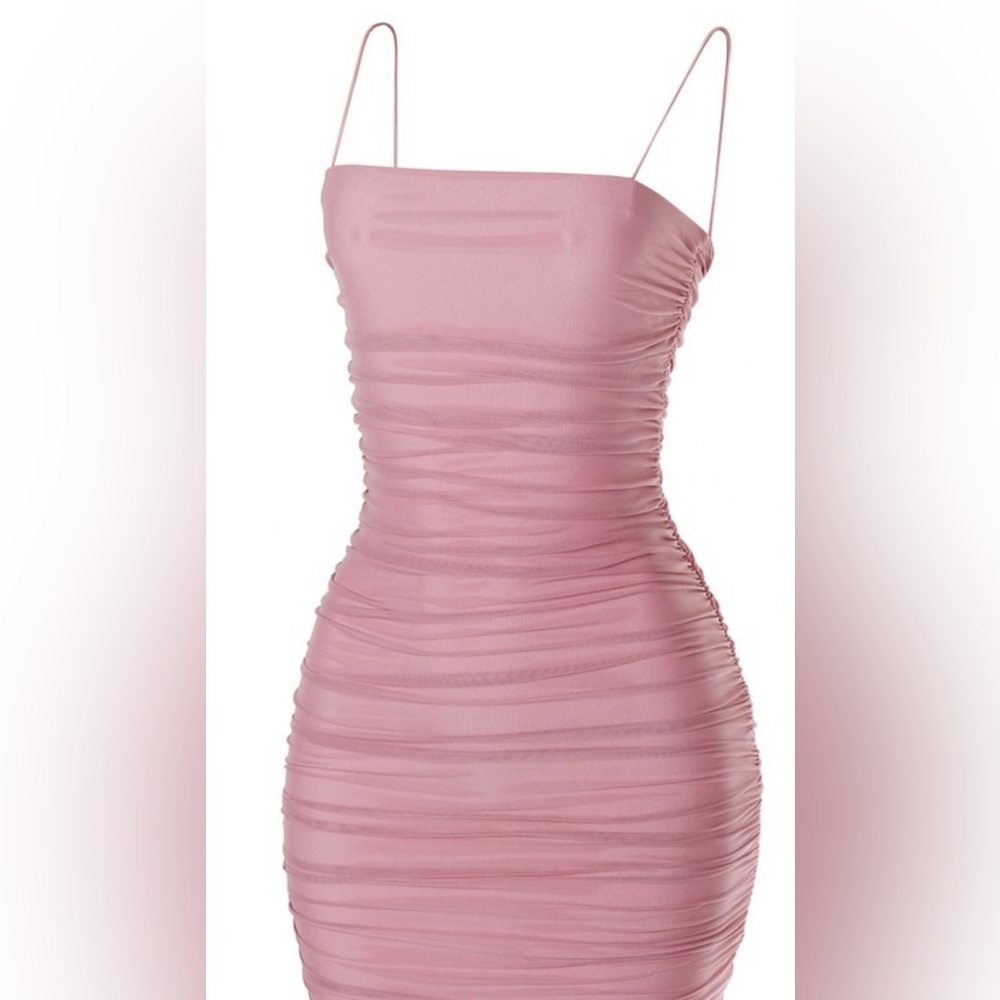 Mauve Mesh Dress